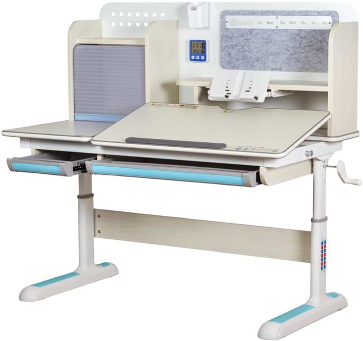 Парта школьная Mealux Winnipeg Multicolor MG + BL (BD-630 MG + BL Multicolor)
